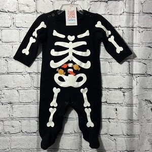 Skeleton Halloween Baby Sleep N' Play Just One You Carter's 3M‎